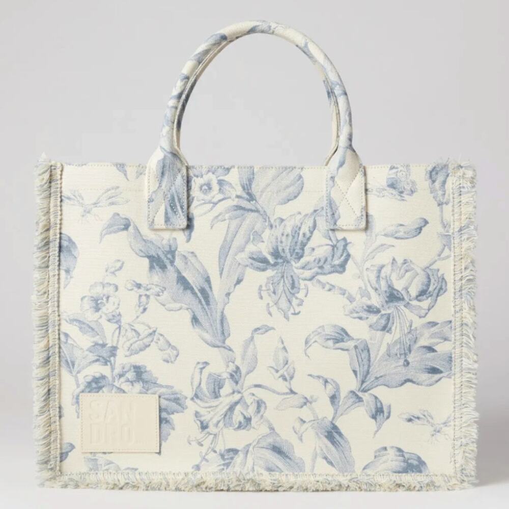 Sandro Kasbah Blue Floral Bag